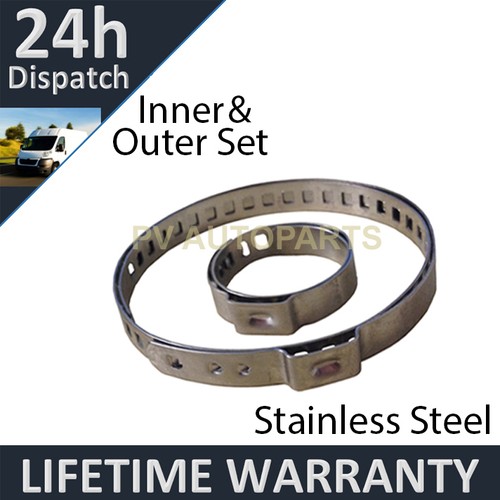 Boot stainless steel clamps - cv,