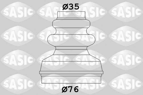 Bellow set drive - shaft, for