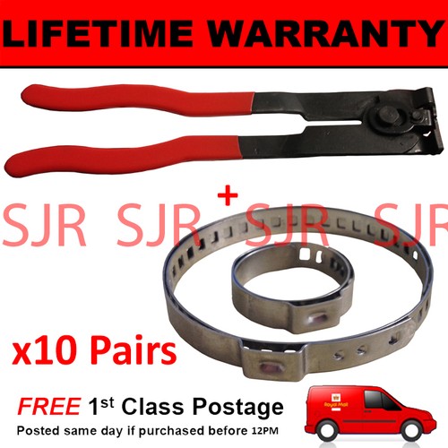 Boot clamps pair x10 - clamps,